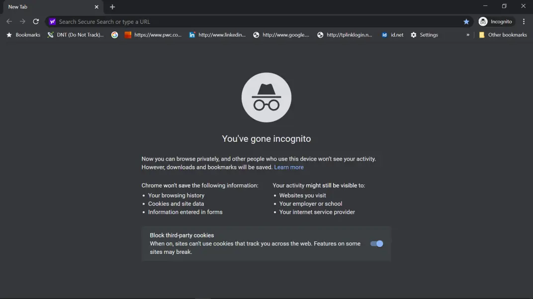 Google Chrome Incognito Mode illustration