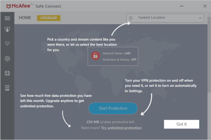 tutorial screen