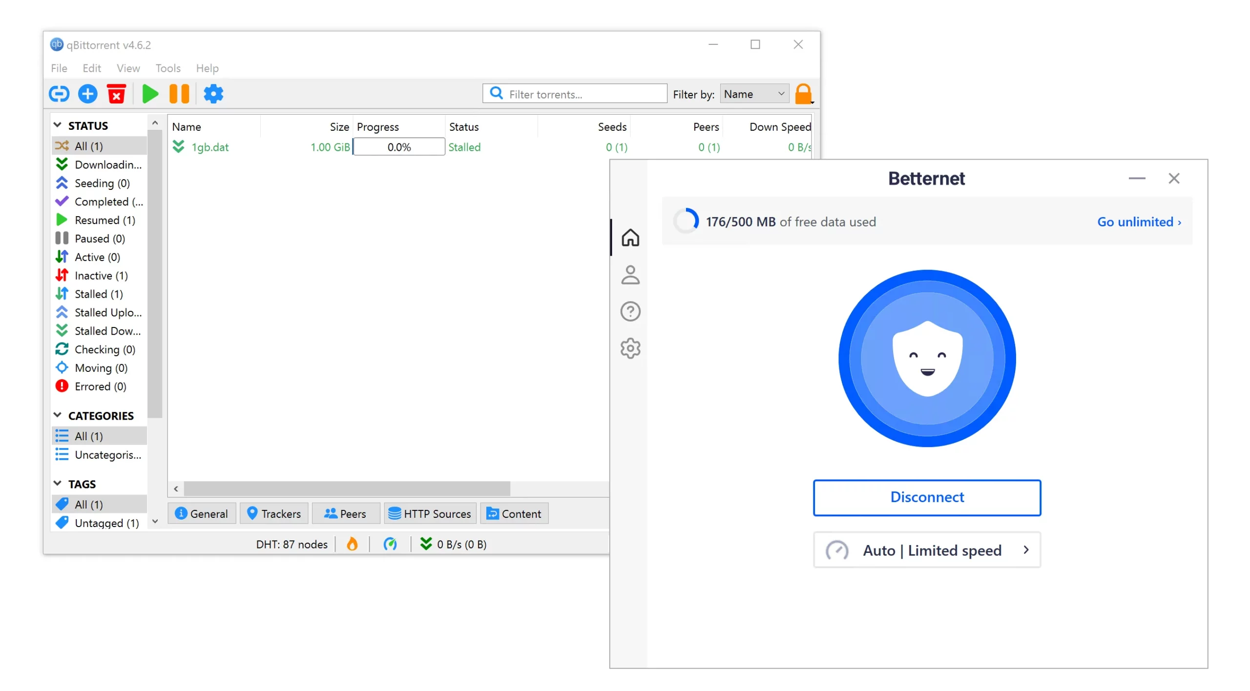 Betternet blocked our torrent client Betternet blocked our torrent client