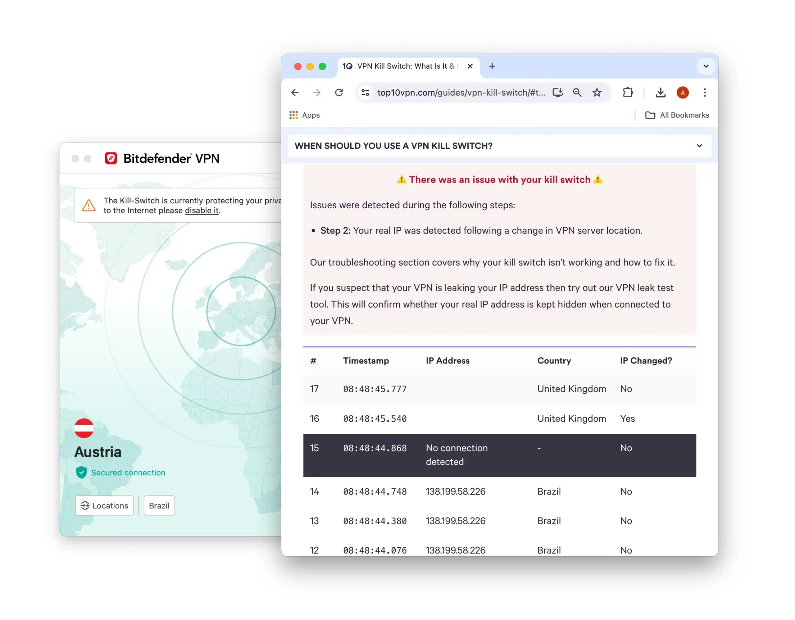 Bitdefender is not a secure VPN