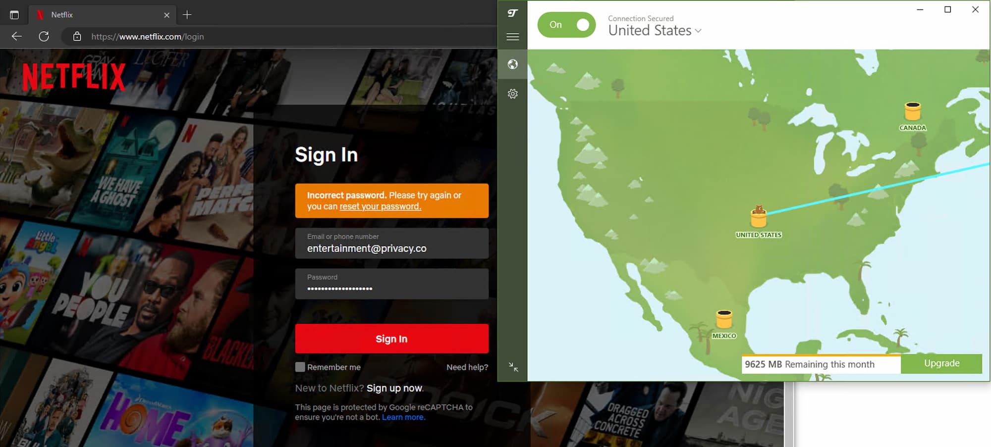 TunnelBear Free Doesn’t Unblock US Streaming Platforms