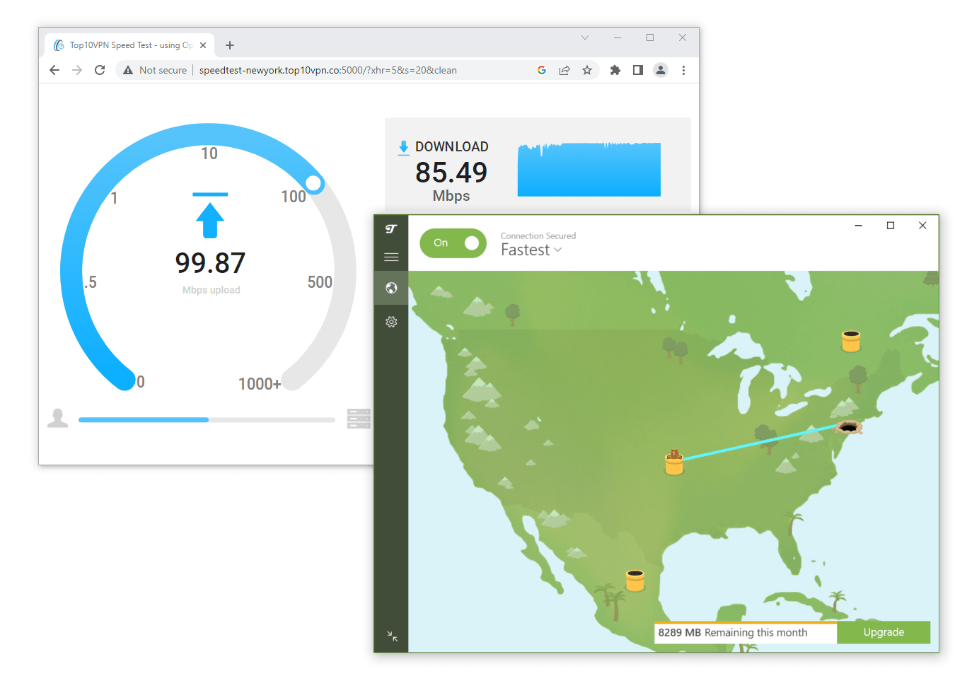 TunnelBear Free Speed Tests