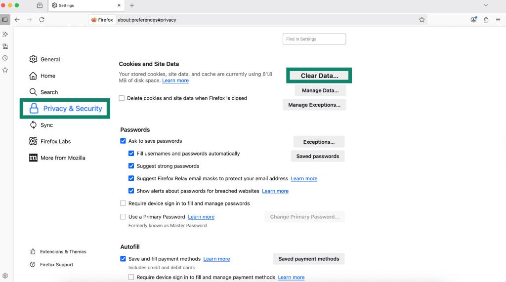 Firefox Privacy & Security Firefox Privacy & Security