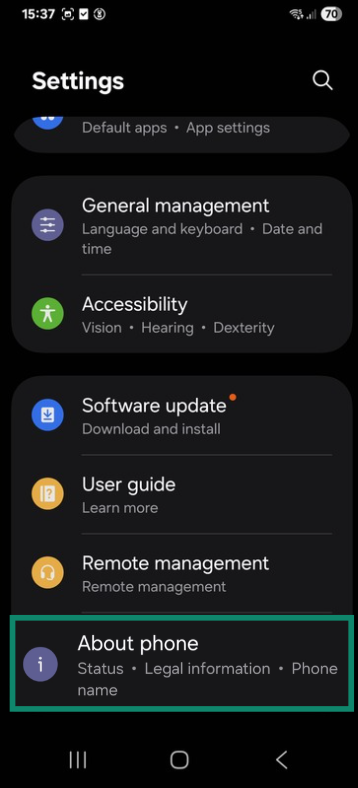 About phone