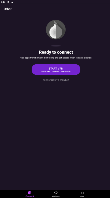 Start VPN with Orbot